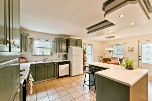 Cuisine - 2185 Route 210, Newport, QC - Indoor Photo Showing Kitchen With Double Sink