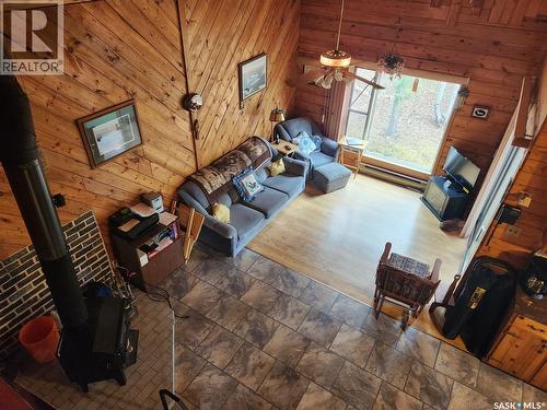 #5 Lookout Road, Northern Admin District, SK - Indoor With Fireplace