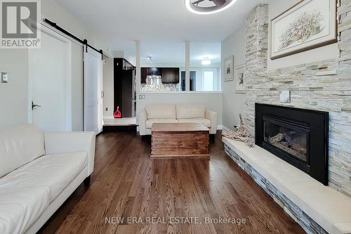 49 Ashwood Drive, Cambridge, ON - Indoor Photo Showing Living Room With Fireplace