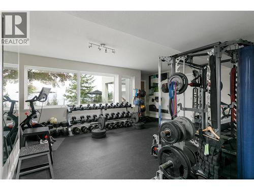 Gym - 228 Caliburn Court, Kelowna, BC - Indoor Photo Showing Gym Room