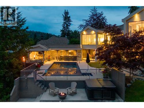 Sound system music throughout entire property - 228 Caliburn Court, Kelowna, BC - Outdoor With Deck Patio Veranda