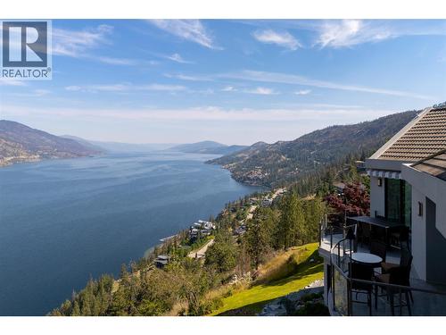 Property Borders Knox Mountain Park - 228 Caliburn Court, Kelowna, BC - Outdoor With Body Of Water With View