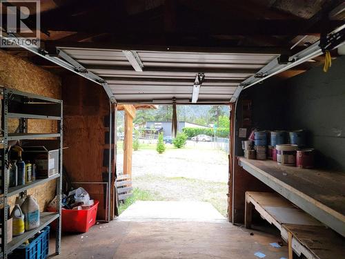 981 Scott Avenue, Hedley, BC - Indoor Photo Showing Garage