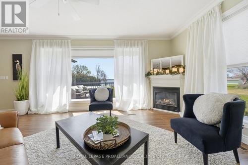 31 Price Street E, Brighton, ON - Indoor Photo Showing Living Room With Fireplace