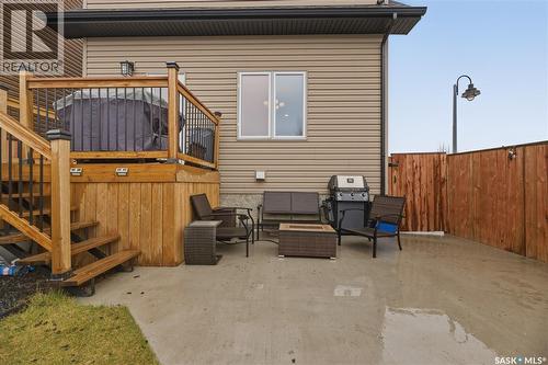 386 Levalley Cove, Saskatoon, SK - Outdoor With Deck Patio Veranda With Exterior