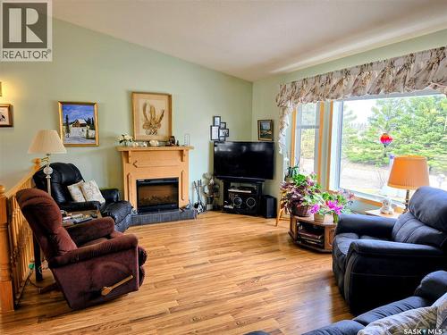 1306 4Th Street, Humboldt, SK - Indoor Photo Showing Living Room With Fireplace