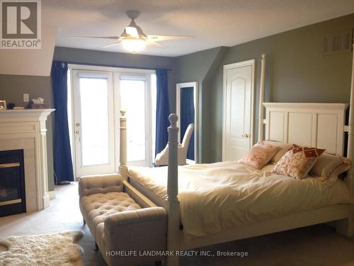 37 Michael Way, Markham, ON - Indoor Photo Showing Bedroom With Fireplace