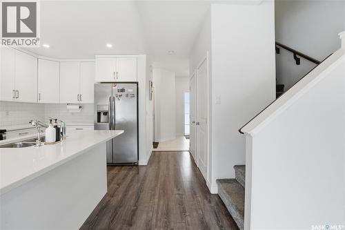 234 Brighton Gate, Saskatoon, SK - Indoor Photo Showing Kitchen With Stainless Steel Kitchen With Double Sink With Upgraded Kitchen