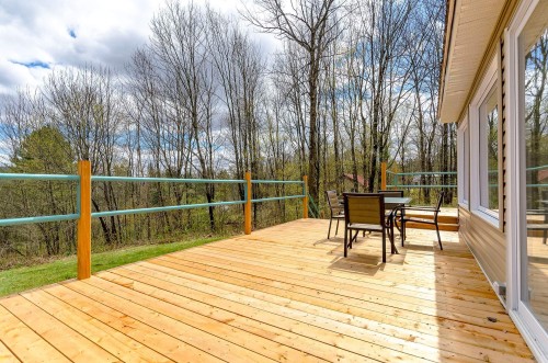 Patio - 171 Ch. Holmes, Sutton, QC - Outdoor With Deck Patio Veranda With Exterior