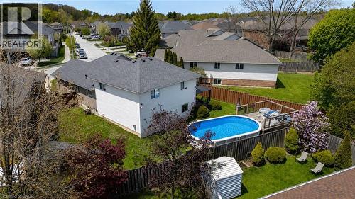 47 Hannah Crescent, Hamilton, ON - Outdoor With Above Ground Pool