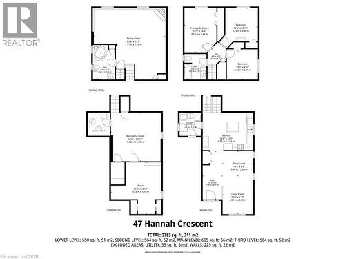 Floor plan - 47 Hannah Crescent, Hamilton, ON - Other