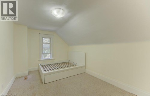 Sloped ceiling with recessed window, offering natural light - 10 Marshall Street, Waterloo, ON 
