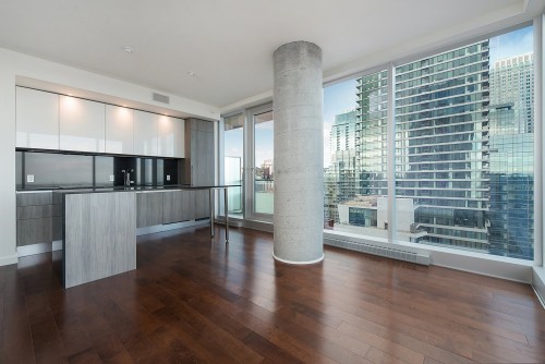 Living Room - 2010-1450 Boul. René-Lévesque O., Montréal (Ville-Marie), QC - Indoor Photo Showing Kitchen