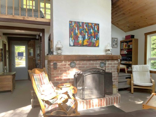 Salon - 1111 Ch. Kataway, Saint-Michel-Des-Saints, QC - Indoor Photo Showing Living Room With Fireplace