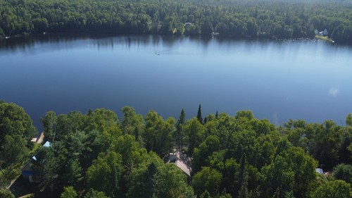 Photo aérienne - 1111 Ch. Kataway, Saint-Michel-Des-Saints, QC - Outdoor With Body Of Water With View