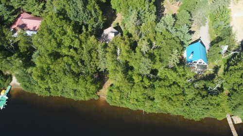 Photo aérienne - 1111 Ch. Kataway, Saint-Michel-Des-Saints, QC - Outdoor With Body Of Water With View
