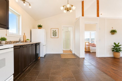 Loft - 261 Rue Principale, Saint-Adelphe, QC - Indoor Photo Showing Kitchen