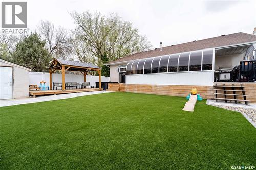 1054 Monk Avenue, Moose Jaw, SK - Outdoor With Deck Patio Veranda