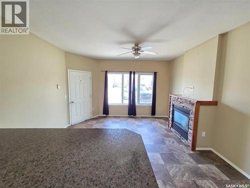 105 Main Street, Wawota, SK - Indoor With Fireplace
