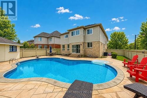 4267 Sarazen Drive, Burlington, ON - Outdoor With In Ground Pool With Deck Patio Veranda With Backyard