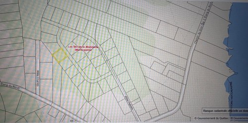 Plan (croquis) - Allée Fabiola, Les Îles-De-La-Madeleine, QC 