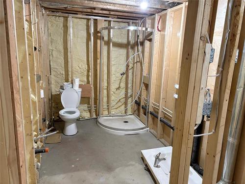 Basement bathroom - 108 Hossack Avenue, Killarney, MB - Indoor Photo Showing Basement