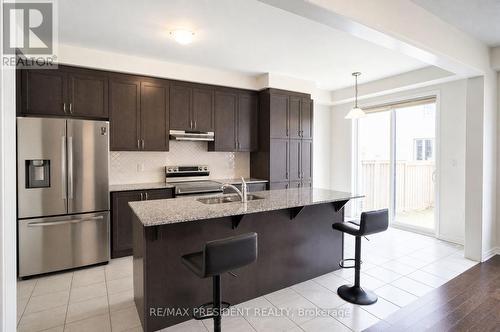 34 Eberly Woods Drive, Caledon, ON - Indoor Photo Showing Kitchen With Stainless Steel Kitchen With Double Sink With Upgraded Kitchen
