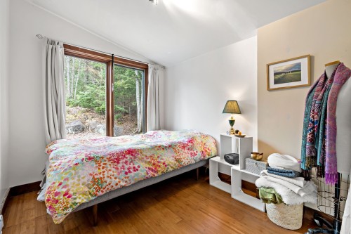 Chambre à coucher principale - 85 Rue Belle-Étoile, Val-David, QC - Indoor Photo Showing Bedroom