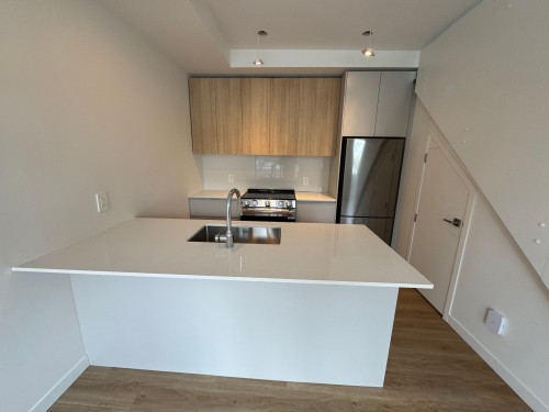 Kitchen - 7-5965 Av. Papineau, Montréal (Rosemont/La Petite-Patrie), QC - Indoor Photo Showing Kitchen With Double Sink