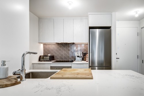 Cuisine - 404-1552 Rue Des Bassins, Montréal (Le Sud-Ouest), QC - Indoor Photo Showing Kitchen With Upgraded Kitchen