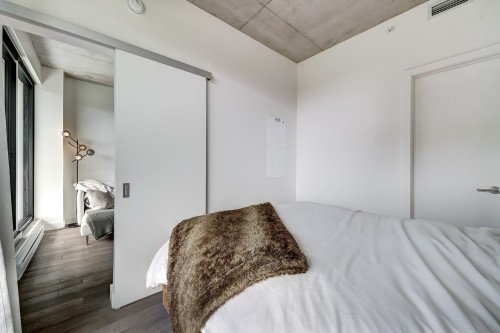 Chambre à coucher - 404-1552 Rue Des Bassins, Montréal (Le Sud-Ouest), QC - Indoor Photo Showing Bedroom