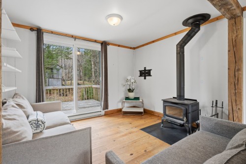 Salon - 2065 Ch. Des Chalets, Mont-Blanc, QC - Indoor Photo Showing Living Room With Fireplace