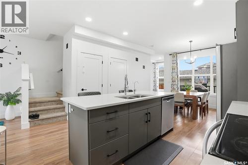 187 Rosewood Boulevard E, Saskatoon, SK - Indoor Photo Showing Kitchen With Double Sink
