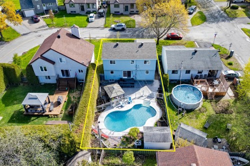 Photo aérienne - 577 Rue Sauriol, Saint-Eustache, QC - Outdoor With Above Ground Pool