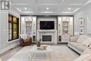 1134 Welwyn Drive, Mississauga, ON  - Indoor Photo Showing Living Room With Fireplace 