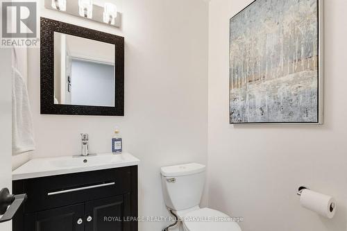 Main floor powder room - 67 Honeysuckle Crescent, Hamilton, ON - Indoor Photo Showing Bathroom