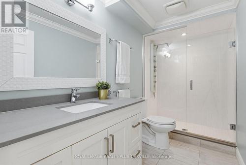 Lower level bathroom - 67 Honeysuckle Crescent, Hamilton, ON - Indoor Photo Showing Bathroom