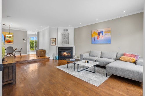 Salon - 629 Av. D'Isère, Saint-Lambert, QC - Indoor Photo Showing Living Room With Fireplace