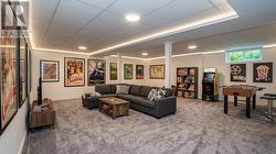 Virtually Staged Rec Room - 