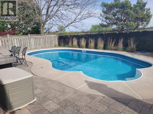 37 Wetherburn Drive, Whitby, ON - Outdoor With In Ground Pool With Backyard