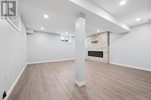 5 Sandybay Avenue, Kitchener, ON - Indoor With Fireplace