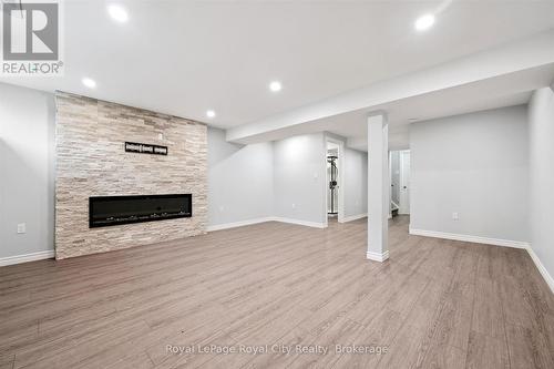 5 Sandybay Avenue, Kitchener, ON - Indoor With Fireplace