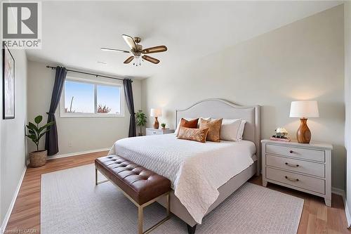 Virtually staged - 49 Overlea Drive, Kitchener, ON - Indoor Photo Showing Bedroom