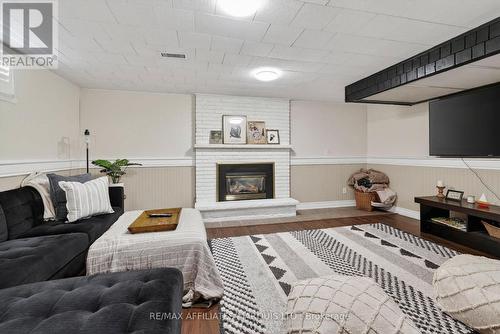 948 Fourth Street E, Cornwall, ON - Indoor Photo Showing Living Room With Fireplace