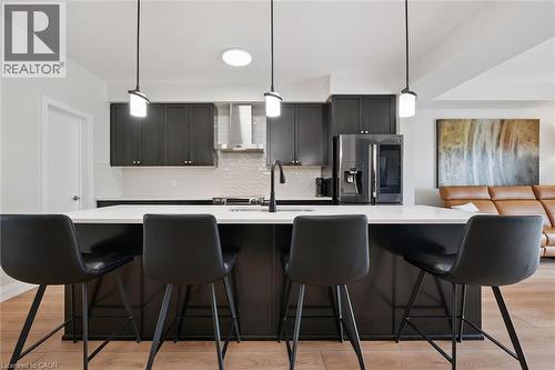 873 Robert Ferrie Drive, Kitchener, ON - Indoor Photo Showing Kitchen With Upgraded Kitchen