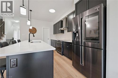 873 Robert Ferrie Drive, Kitchener, ON - Indoor Photo Showing Kitchen With Upgraded Kitchen
