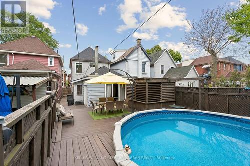 84 Smith Avenue, Hamilton, ON - Outdoor With Above Ground Pool