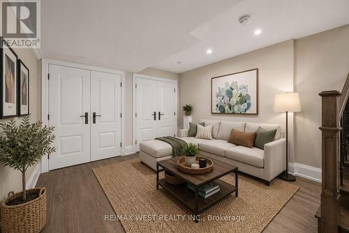 Basement Living Room - 35 Conifer Drive, Toronto, ON - Indoor Photo Showing Living Room