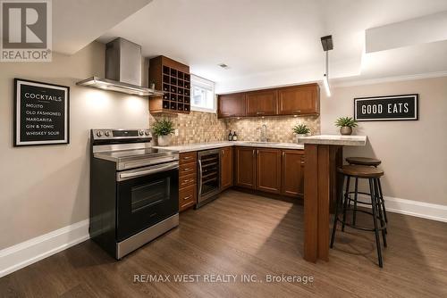 Basement Kitchen - 35 Conifer Drive, Toronto, ON - Indoor Photo Showing Kitchen