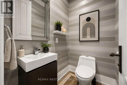 Powder Room ( 2 PC ) - 35 Conifer Drive, Toronto, ON - Indoor Photo Showing Bathroom